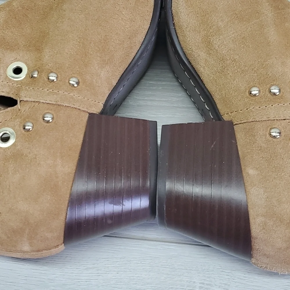 Sam Edelman Womens Rubin Grommet  Ankle Booties Western Boho shoes sz 8M